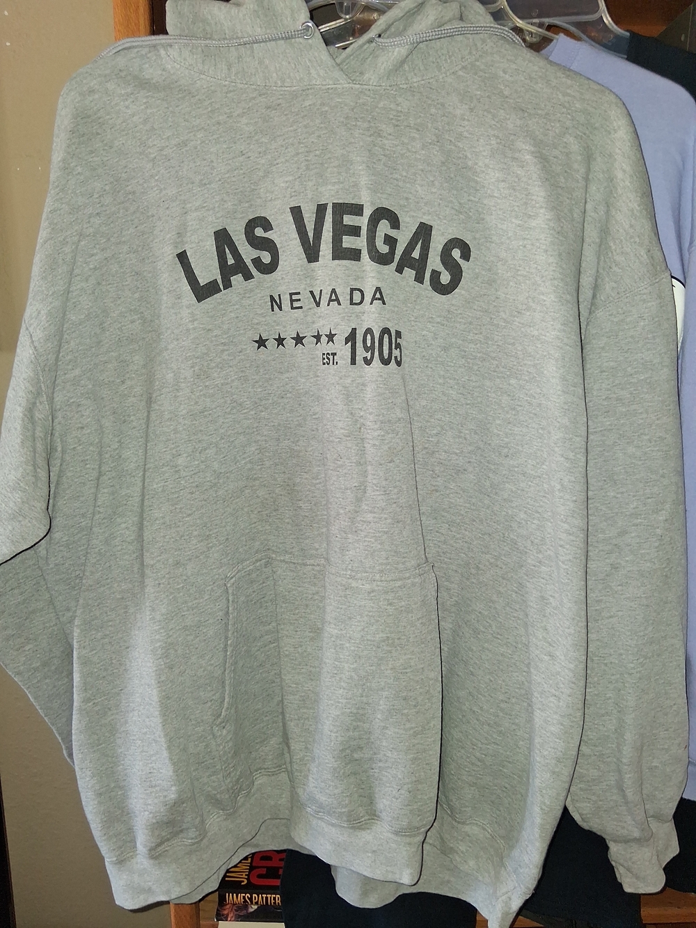 Las Vegas Nevada Grey Hoodie Sweatshirt